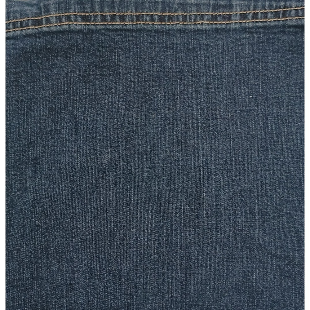 Lee Comfort Waist Capri Crop Womens Size 14 Dark Denim Med High Rise Soft NWT - Picture 13 of 13